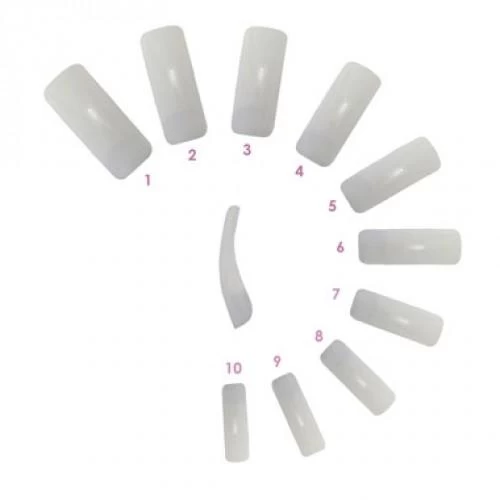 HM Nail Tips French 500 Pack