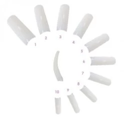 HM Nail Tips Cut Out 100 Pack