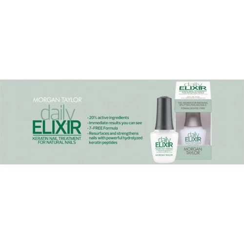 Morgan Taylor Daily Elixir Keratin Nail Treatment 15ml