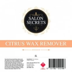Salon Secrets Citrus Wax Remover 5 Litre