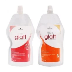 Schwarzkopf Strait Glatt No1 Naturally Curly 2x 400ml